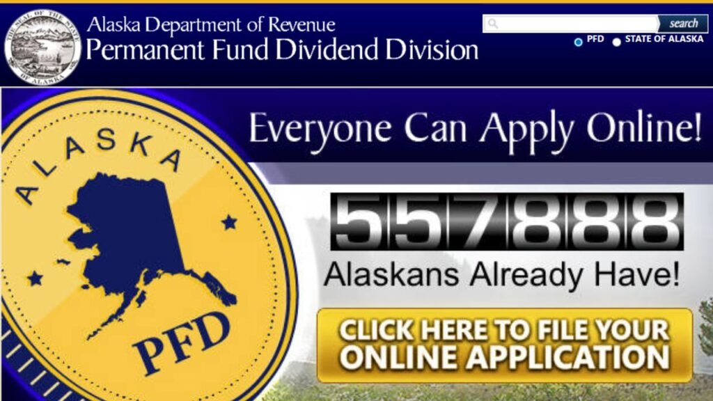 official website: pfd.alaska.gov.