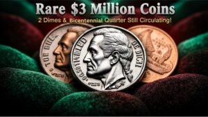 Rare $3 Million Coins: 2 Dimes and a Bicentennial Quarter Still Circulating!