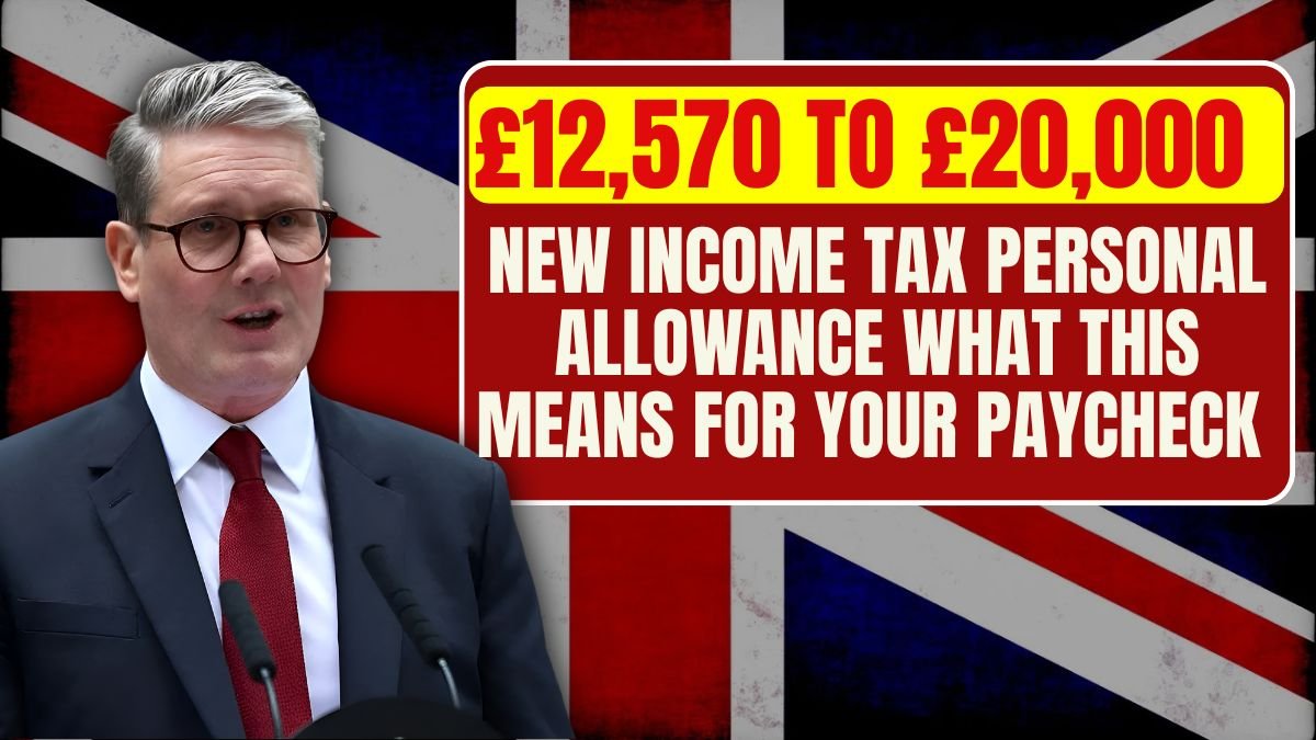 New Income Tax Personal Allowance from £12,570 to £20,000 – What This Means for Your Paycheck